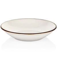 Plate By Bone series "Harmony" Gleam deep 23 cm (HA-GL-FL-23-CK)