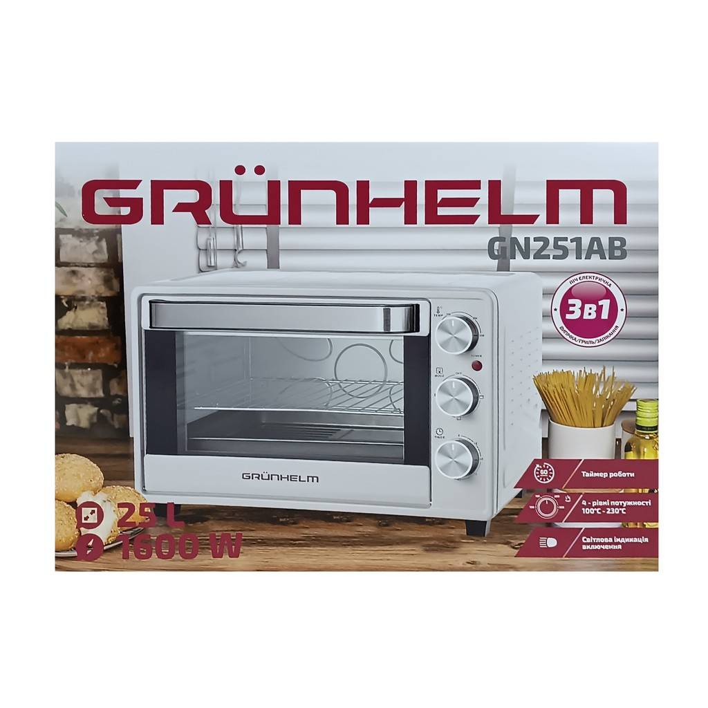 Електропіч Grunhelm GN251AВ