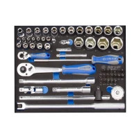 A set of KING TONY socket heads 1/2" with a lure in the housing, 60 pcs. (9-7560MRV01)