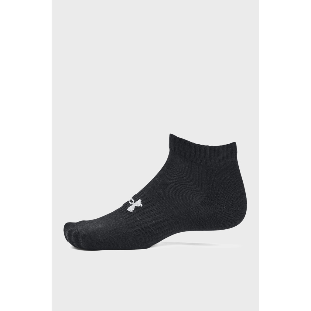 Шкарпетки Under Armour 1361574-003 Core Low Cut 3 пари чорний, сірий, білий MD (194513976683)