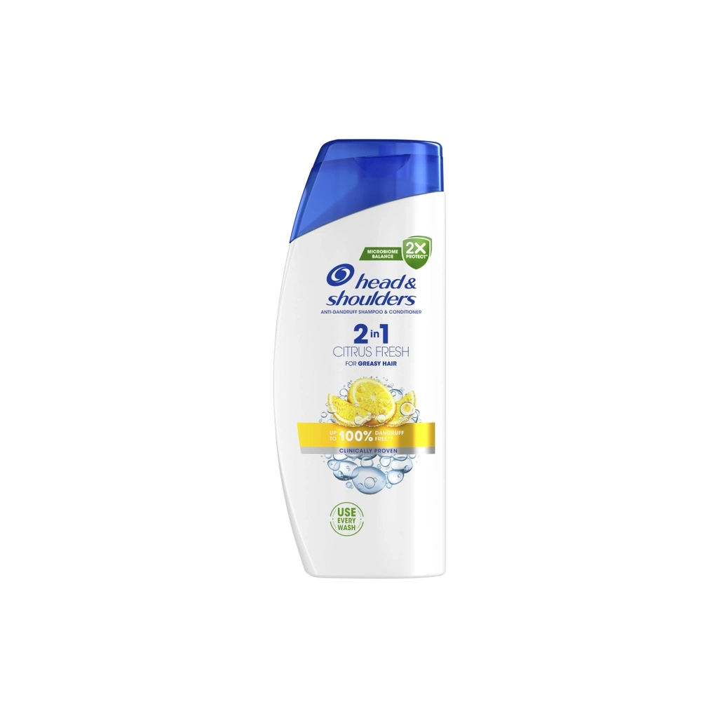 Шампунь Head & Shoulders 2 в 1 Проти лупи Цитрусова свіжість 625 мл (8700216158022)