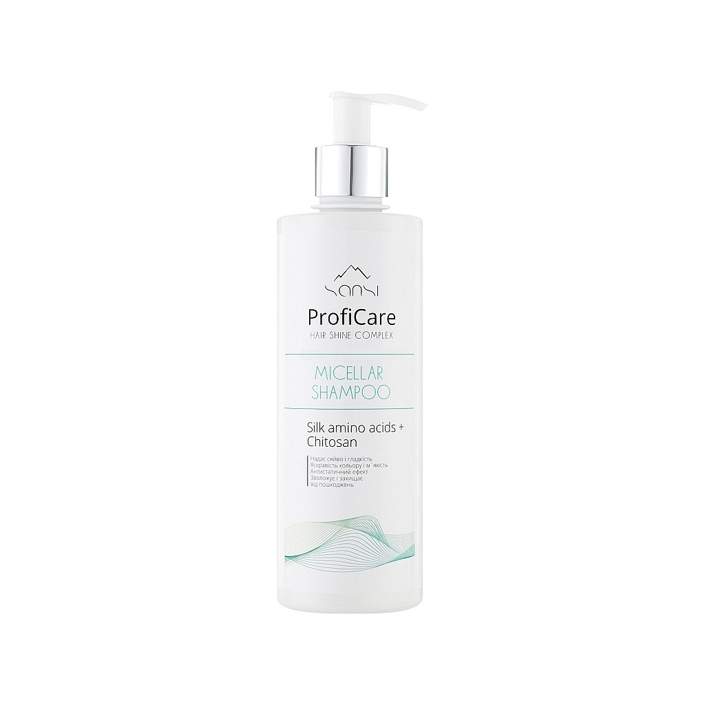 Шампунь Sansi ProfiCare Hair Shine Complex Micellar Shampoo Міцелярний 400 мл (4823107603686)