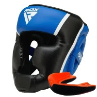 Боксерський шолом RDX Aura Plus T-17 Blue/Black S (HGR-T17UB-S+)