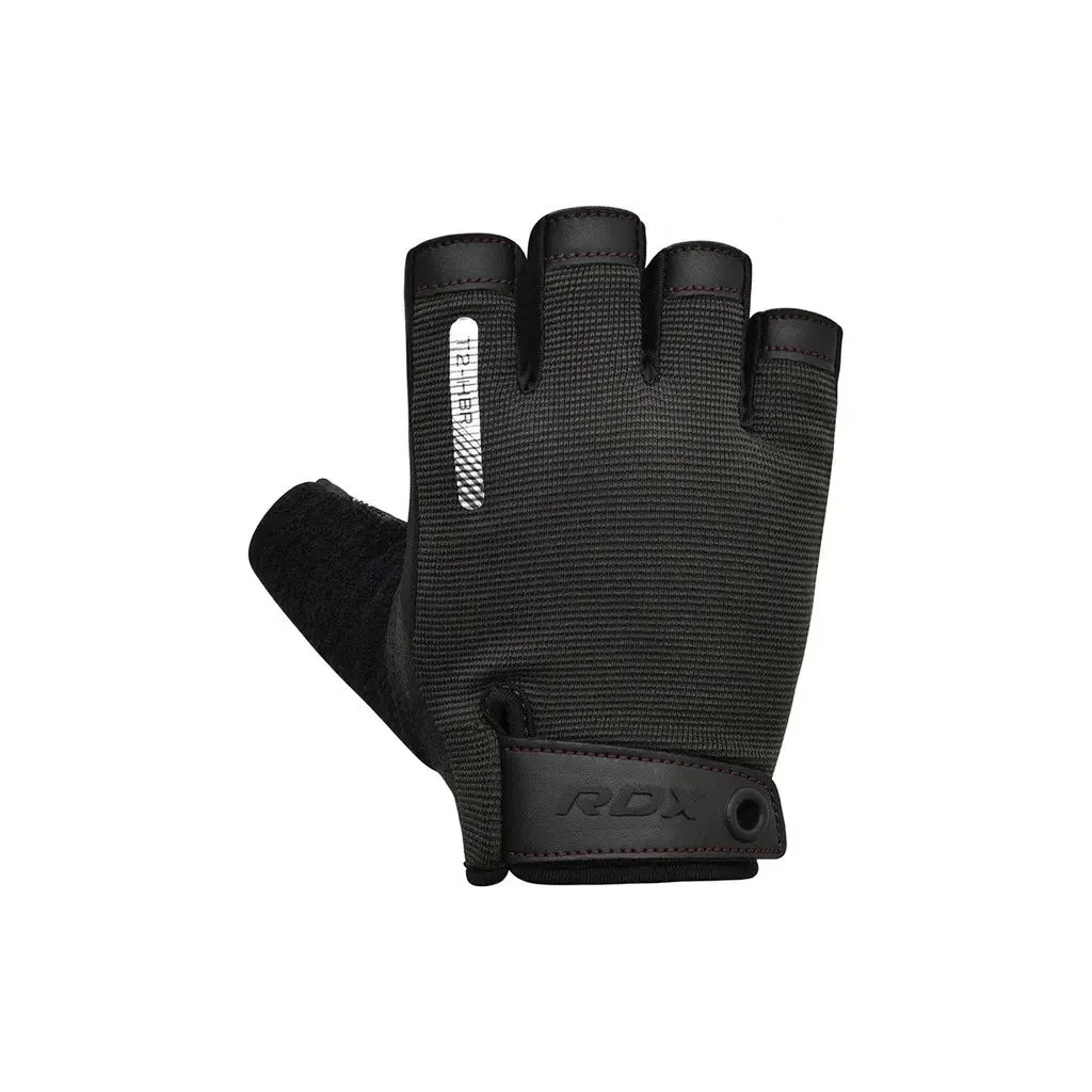 Рукавички для фітнесу RDX T2 Half Brown S (WGA-T2HBR-S)