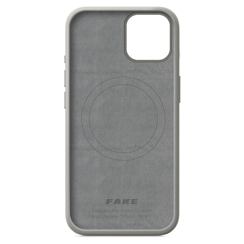 Чохол до мобільного телефона Armorstandart FAKE Leather Case Apple iPhone 15 Grey (ARM76289) Чохол до мобільного телефона Armorstandart FAKE Leather Case Apple iPhone 15 Grey (ARM76289)