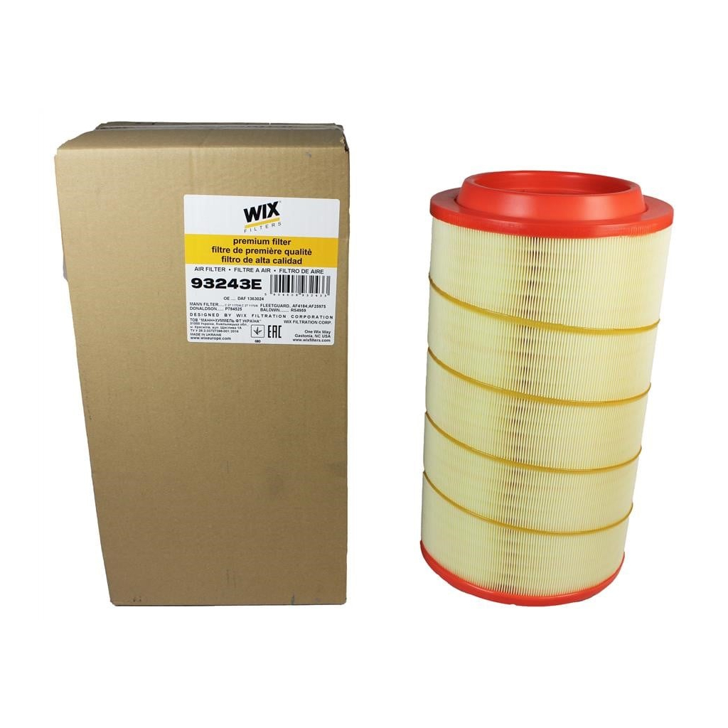 Повітряний фільтр для автомобіля Wixfiltron 93243E Повітряний фільтр для автомобіля Wixfiltron 93243E