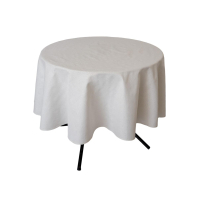 Tablecloth Provence festive round Pearl Silver Dx136 (037602)