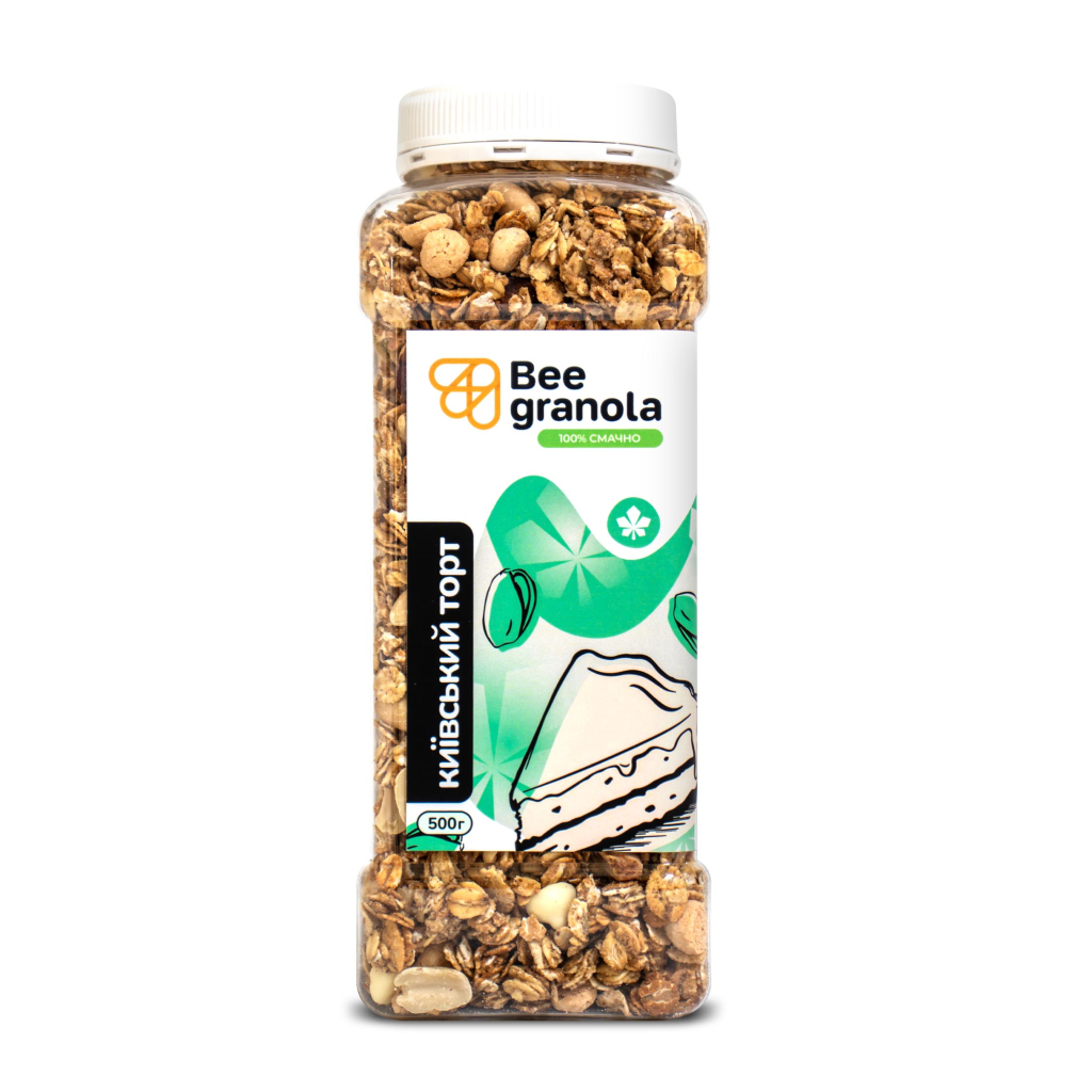 Гранола Bee Granola Київський торт 500 г (4820228430641)