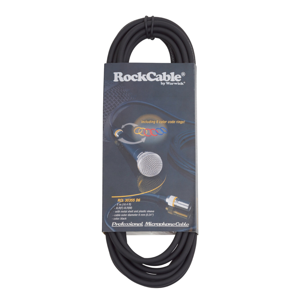 Мікрофонний кабель RockCable Microphone Cable 5m (RCL 30355 D6)