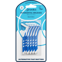 Brushes for interdental spaces Nordics L-shaped PLA 0.4 mm 10 pcs. (3800500324104)