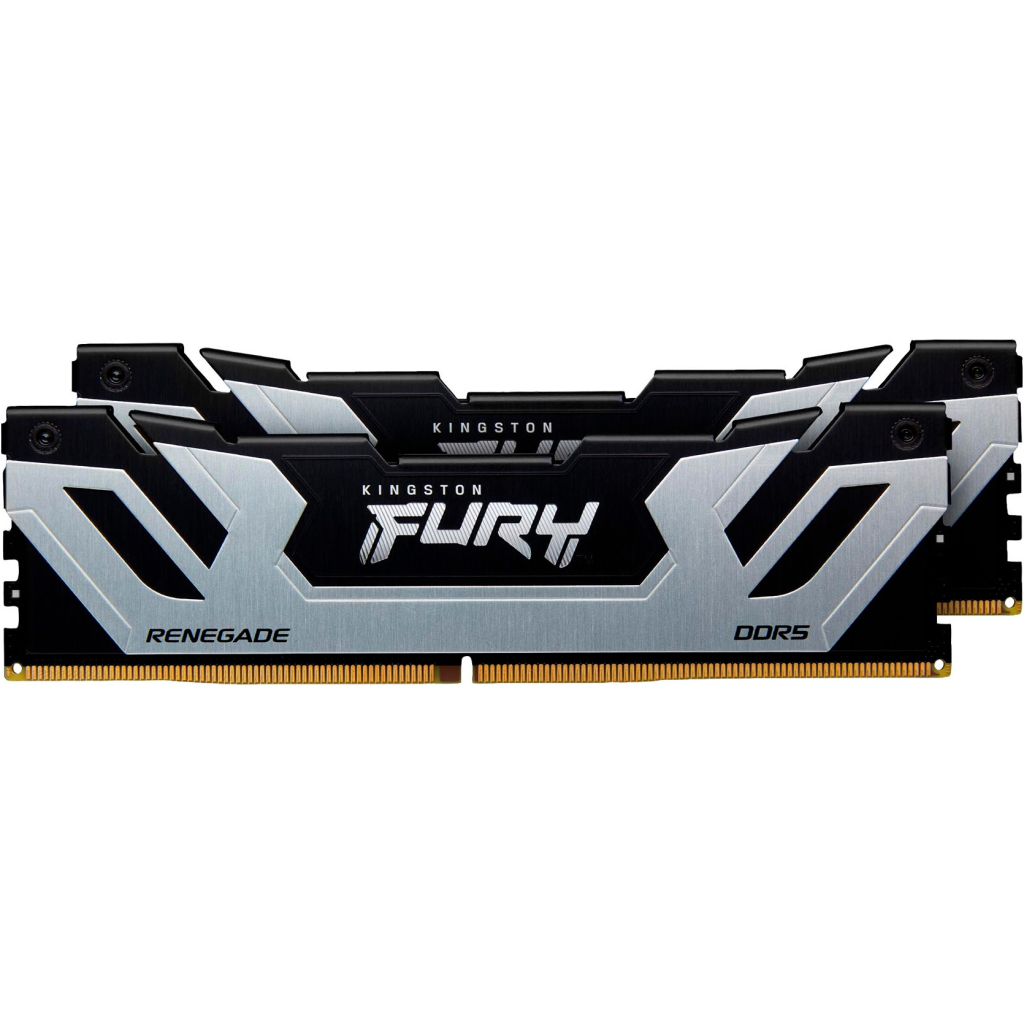 Модуль пам'яті для комп'ютера DDR5 48GB (2x24GB) 8400 MHz Silver XMP Kingston Fury (ex.HyperX) (KF584CU40RSK2-48)