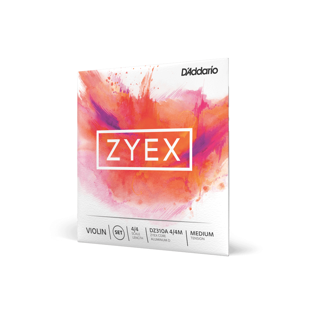 Струни для скрипки D'Addario ZYEX Violin String Set 4/4 Medium Tension (DZ310A 4/4M)