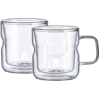 MasterPro Mixology Double Walled Cups 140ml Set of 2 (BGMP-20208)