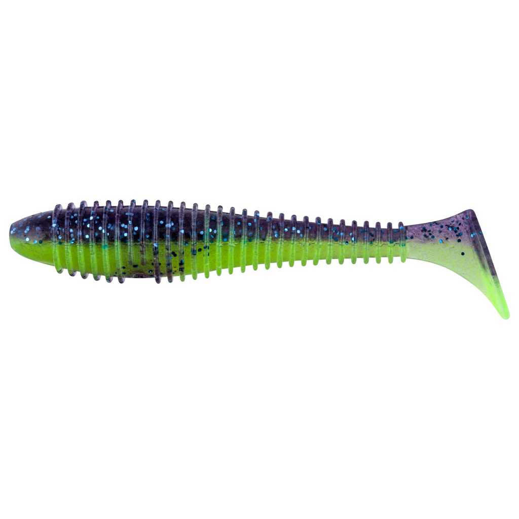 Силікон рибальський Keitech Swing Impact FAT 7.8" (2 шт/уп) кpal06 violet lime berry (1551.12.37)