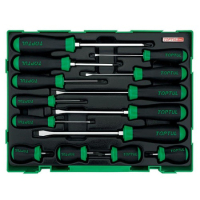 A set of Toptul screwdrivers in a box of 14 pcs. (GTC1401)