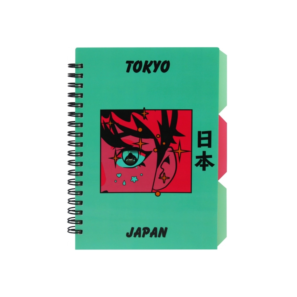 Блокнот Optima Desing 39, B6 з розділювачами 100 аркушів, клітинка (O20358-39) Блокнот Optima Desing 39, B6 з розділювачами 100 аркушів, клітинка (O20358-39)