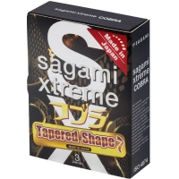 Condoms Sagami Xtreme Tapered Shape Cobra 3 pcs. (4974234811908)