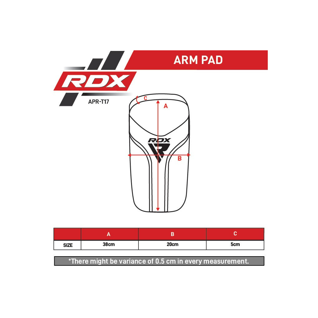 Маківара RDX Arm Pad Aura Plus T-17 Black (APR-T17BGL+)