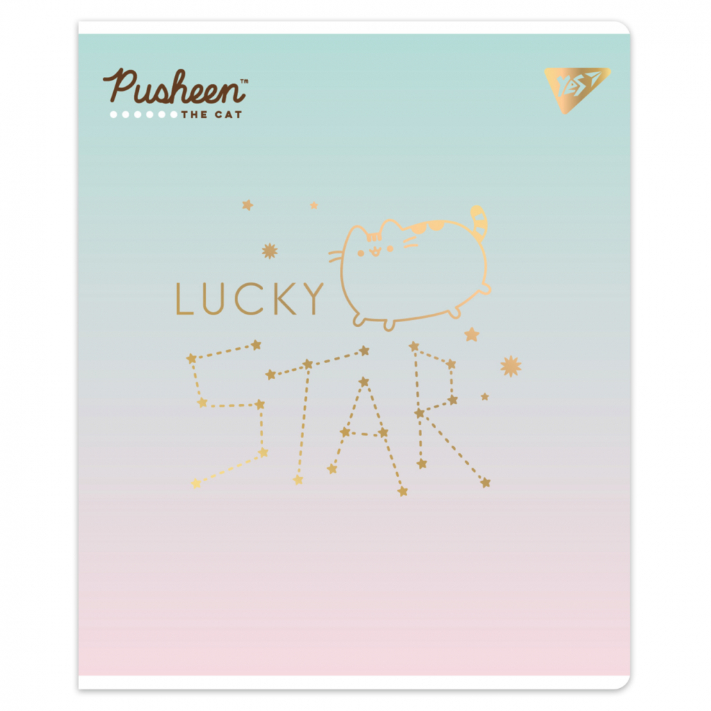 Зошит Yes Goldstar Pusheen 18 аркушів лінія (767530) Зошит Yes Goldstar Pusheen 18 аркушів лінія (767530)
