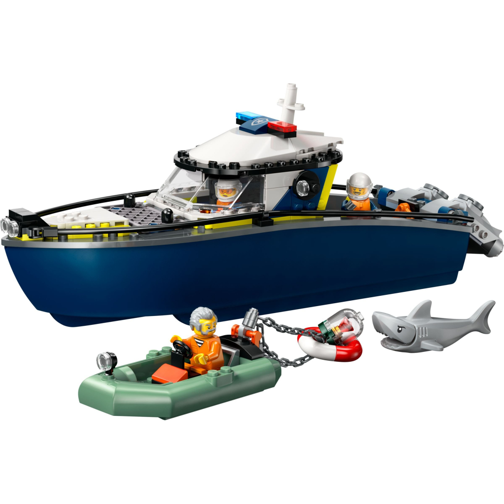 Конструктор LEGO City Переслідування на поліцейському катері (60456)