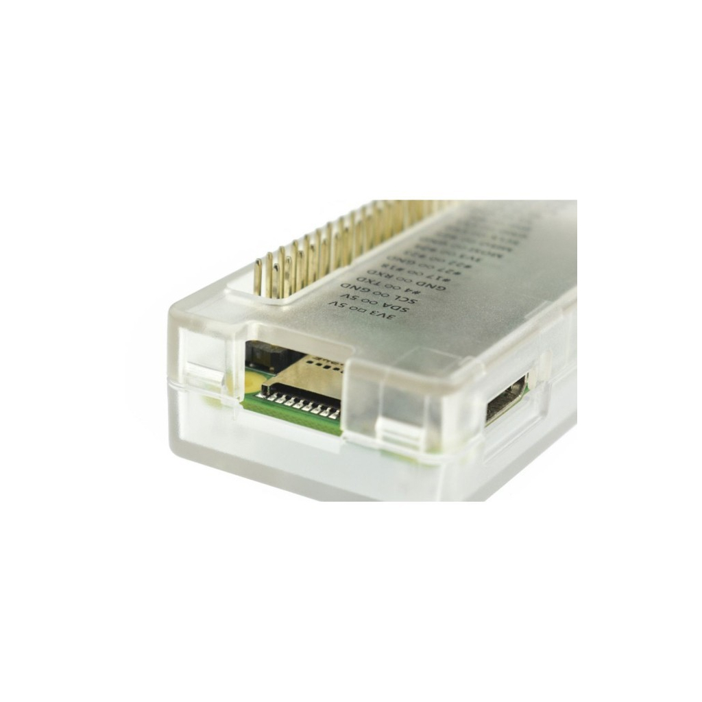 Корпус до промислового ПК Pi HUT for Raspberry Pi Zero Transparent ABS (FIT0604)