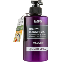 Hair conditioner Kundal Honey & Macadamia Amber Vanilla Treatment 500 ml (8809568742054)