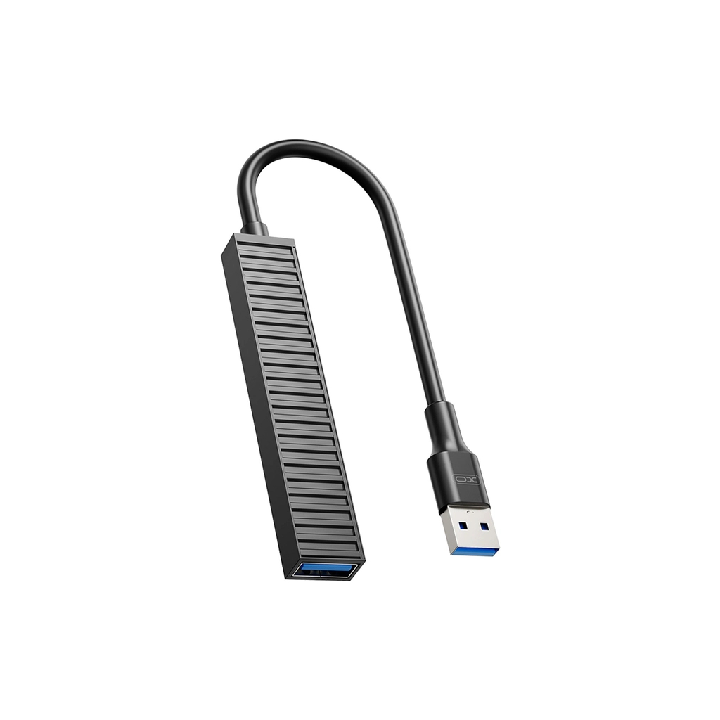 Концентратор XO USB 3.0 4-in-1 порти XO HUB014A.black (HUB014A.black)