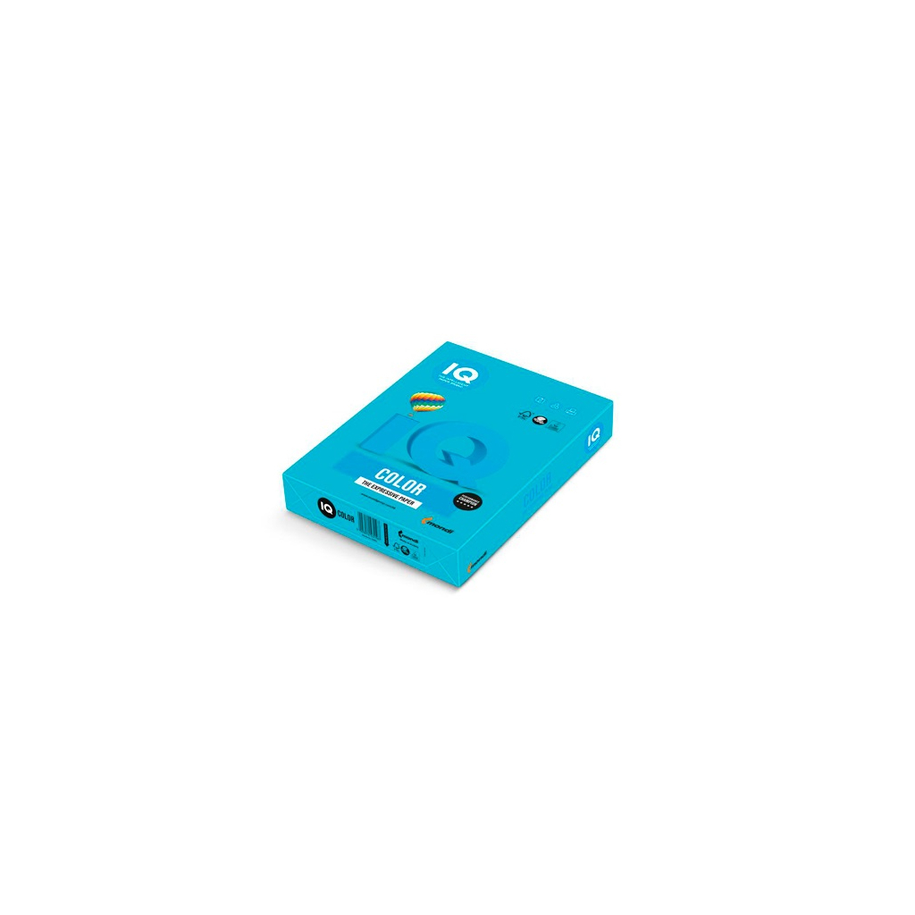 Папір IQ color А4 80g 500sh blue, light Mondi (AB48/A4/80/IQ)