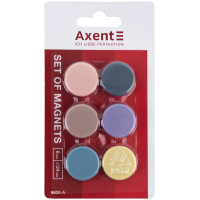 Магніт Axent 24 мм, 6 шт, Morandi (9826-А)