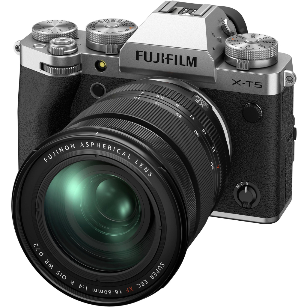 Цифровий фотоапарат Fujifilm X-T5 + XF 16-80 F4 Kit Silver (16939497) Цифровий фотоапарат Fujifilm X-T5 + XF 16-80 F4 Kit Silver (16939497)