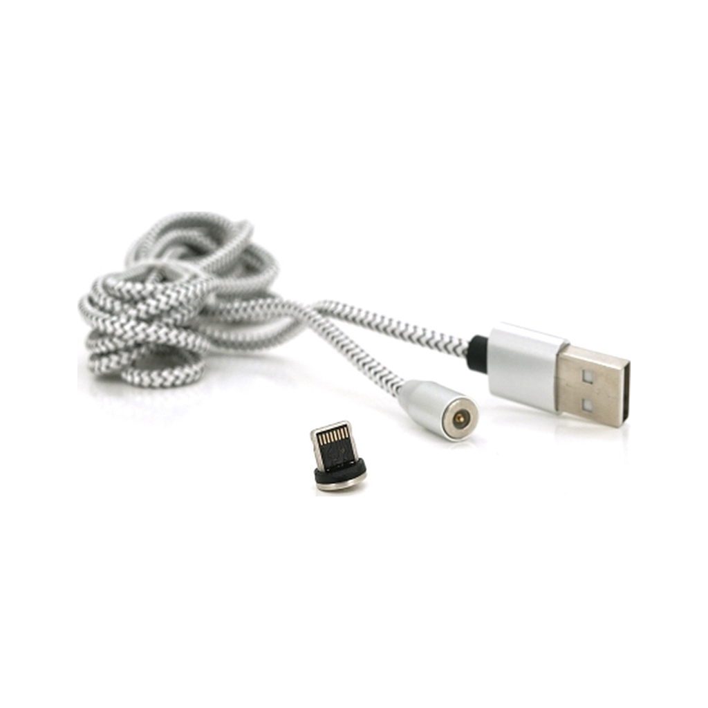 Дата кабель USB 2.0 to Lightning 2.0m 2A magnetic nylon silver PiPo (18169) Дата кабель USB 2.0 to Lightning 2.0m 2A magnetic nylon silver PiPo (18169)