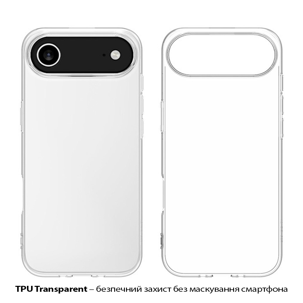 Чохол до мобільного телефона BeCover Apple iPhone 17 Air Transparent (713759) Чохол до мобільного телефона BeCover Apple iPhone 17 Air Transparent (713759)