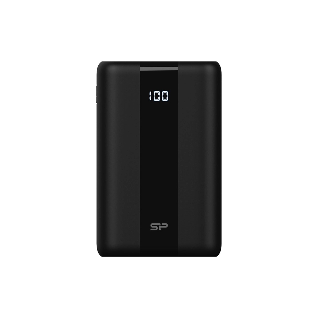 Батарея універсальна Silicon Power 30000mAh QX55, PD/20W, QC/3.0/22.5W, Black (SP30KMAPBKQX550K)