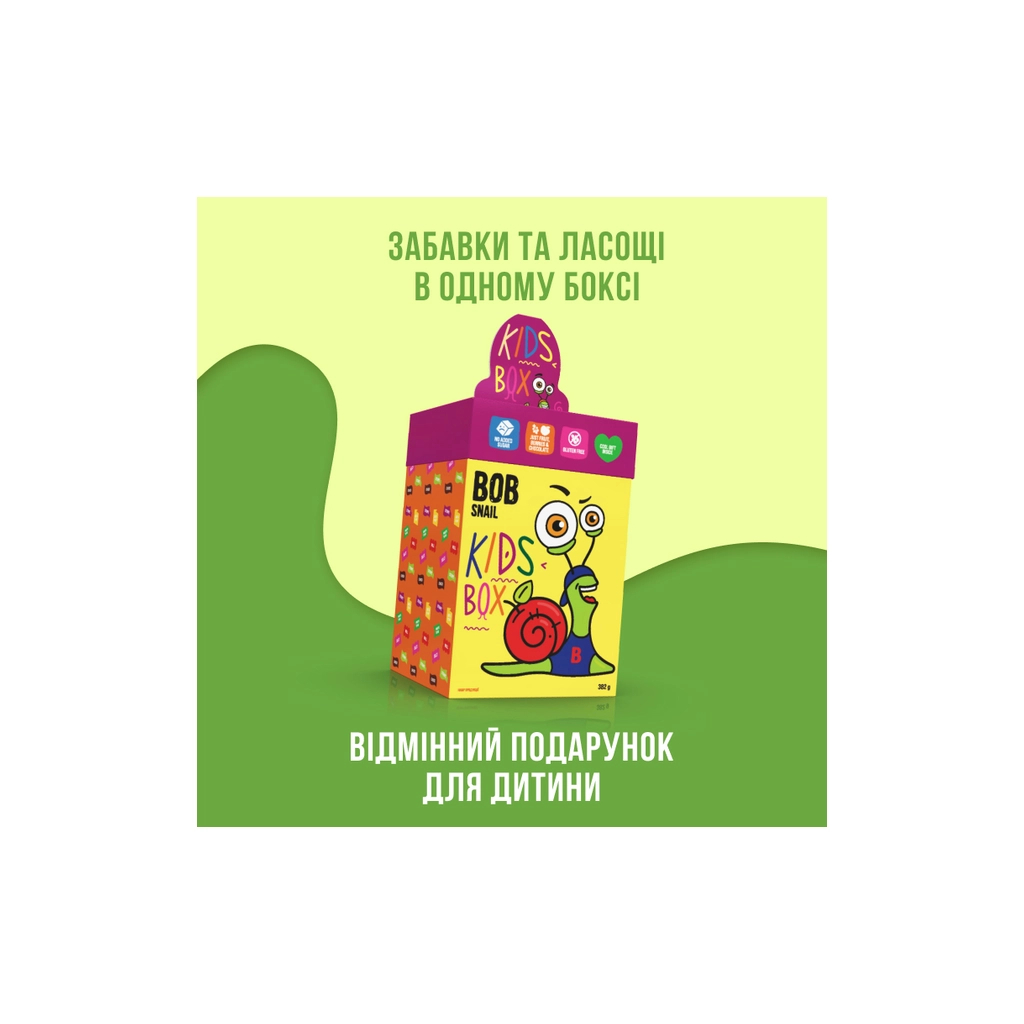 Цукерка Bob Snail Box з іграшкою та квестом 382 г (4820219346999)