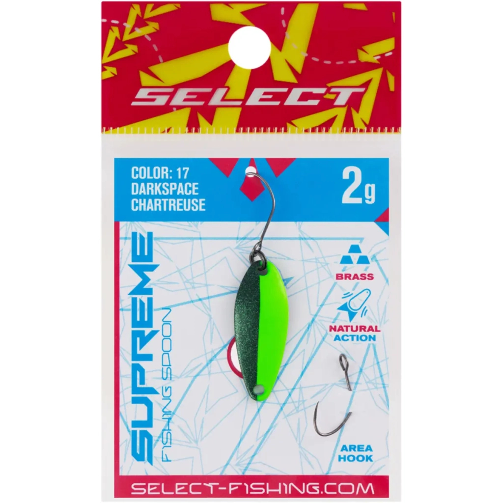 Блешня Select Supreme 2.0g 27mm 17 DarkSpace Chartreuse (1870.80.47) Блешня Select Supreme 2.0g 27mm 17 DarkSpace Chartreuse (1870.80.47)