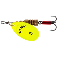 Spinner X-Fish Stark 6.5g 3 Nikel UV lime (1917.07.39)
