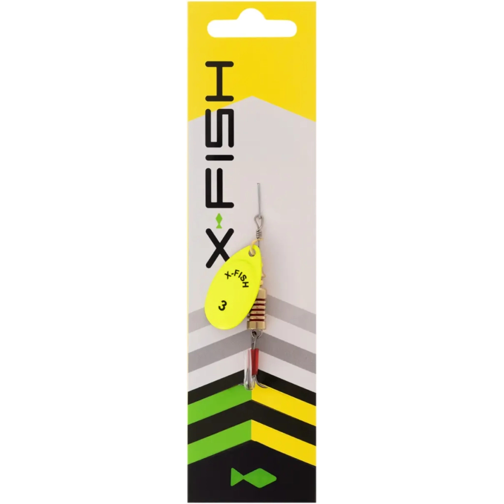 Блешня X-Fish Stark 6.5g 3 Nikel UV lime (1917.07.39) Блешня X-Fish Stark 6.5g 3 Nikel UV lime (1917.07.39)