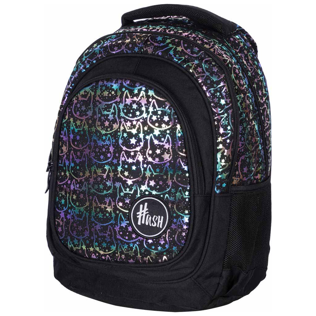 Рюкзак шкільний Hash AB330 Neon kitty з голографічним ефектом (502022119)