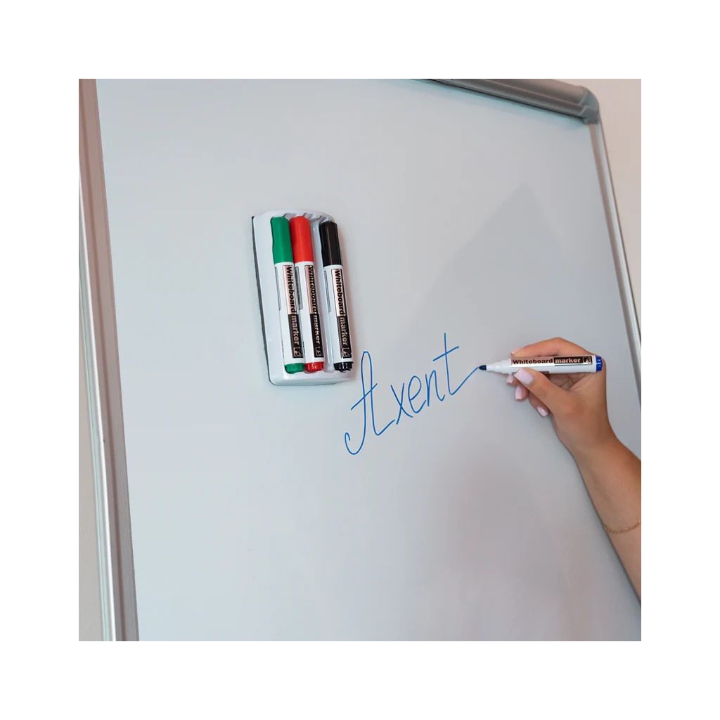 Набір маркерів Axent Whiteboard D2800: 4 маркери та магнітний тримач-губка (D2800-80) Набір маркерів Axent Whiteboard D2800: 4 маркери та магнітний тримач-губка (D2800-80)