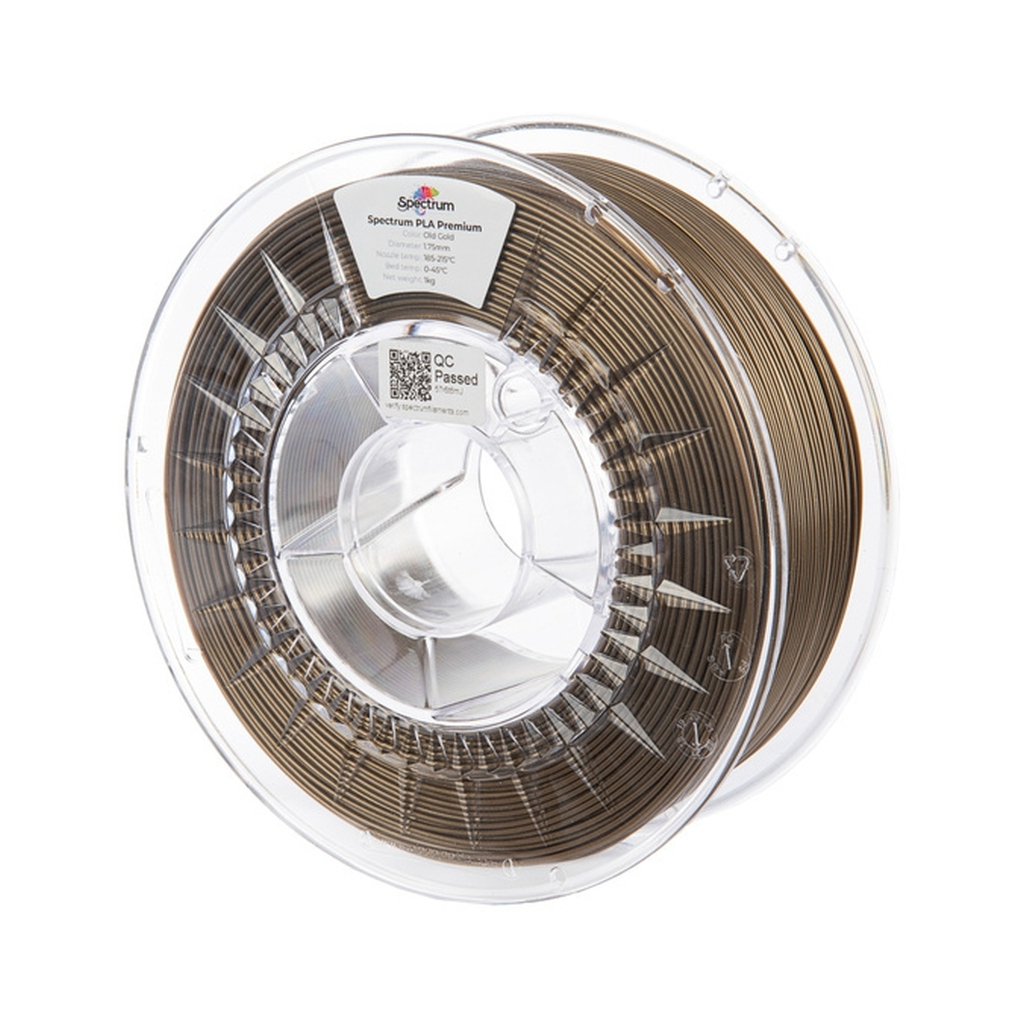 Пластик для 3D-принтера Spectrum PLA Premium 1.75mm 1kg, Gold, Old (80850)