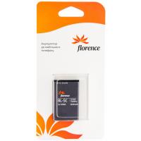 Акумуляторна батарея Florence Nokia BL-5C 1020mA (BL-5C)