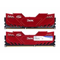 Модуль пам'яті для комп'ютера DDR4 16GB (2x8GB) 2666 MHz Dark Red Team (TDRED416G2666HC15ADC01)