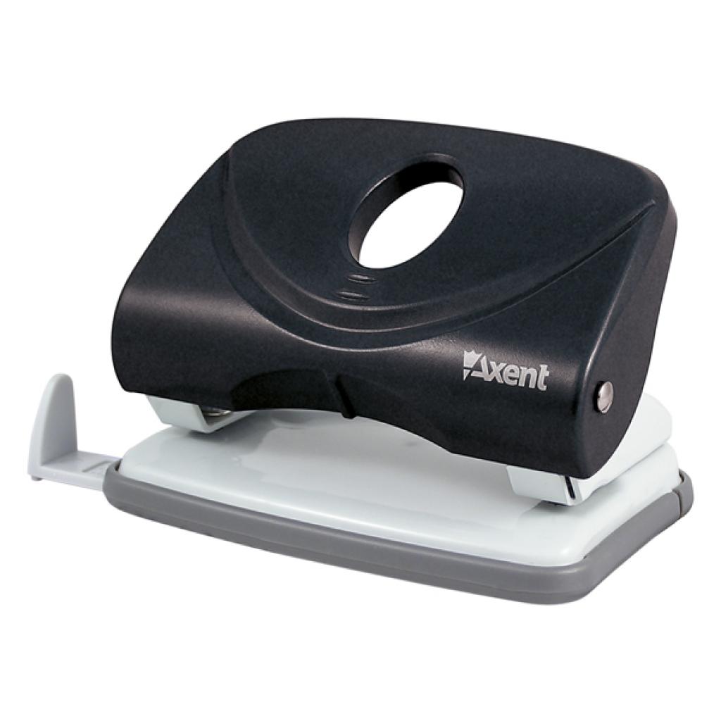 Діркопробивач Axent Welle-2 plastic, 20sheets, black (3820-01-А) Діркопробивач Axent Welle-2 plastic, 20sheets, black (3820-01-А)
