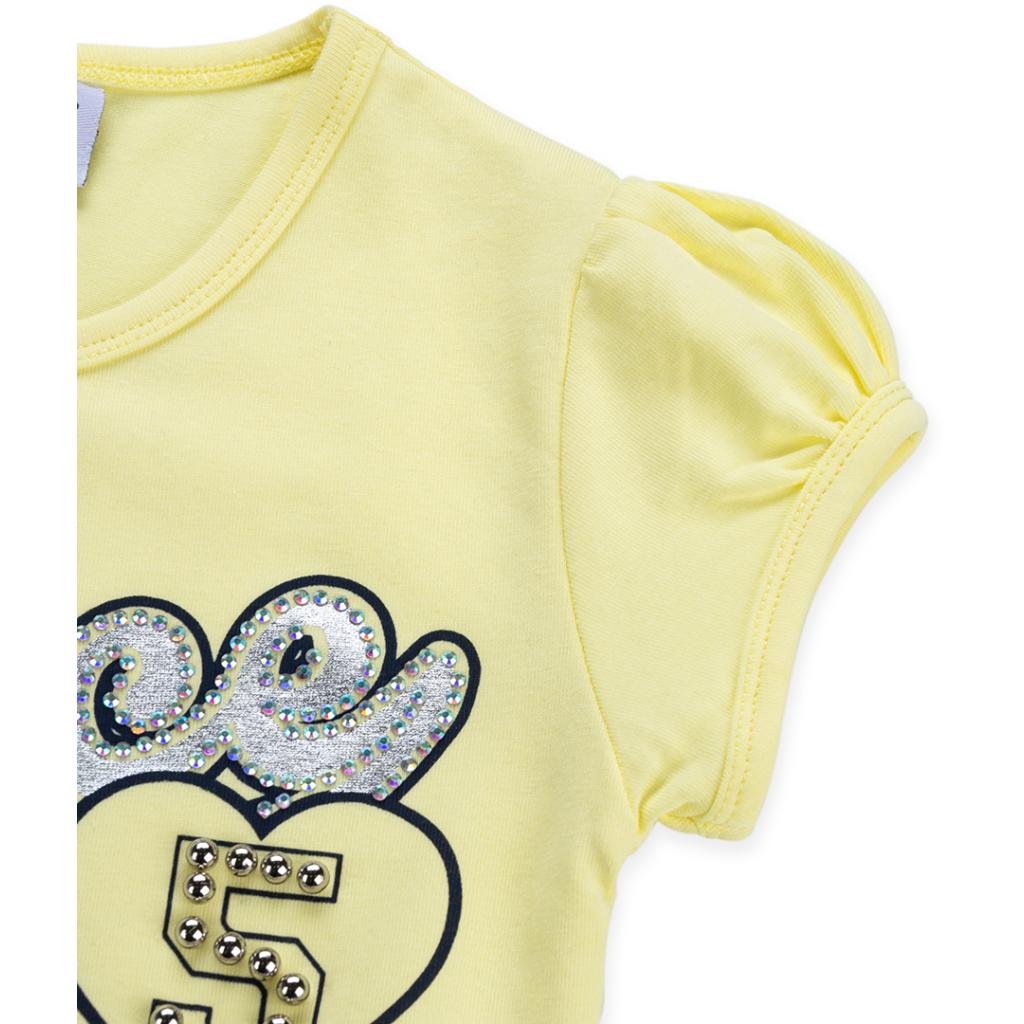 Плаття дитяче Breeze з багатошаровою спідницею "Dance" (8754-98G-yellow)