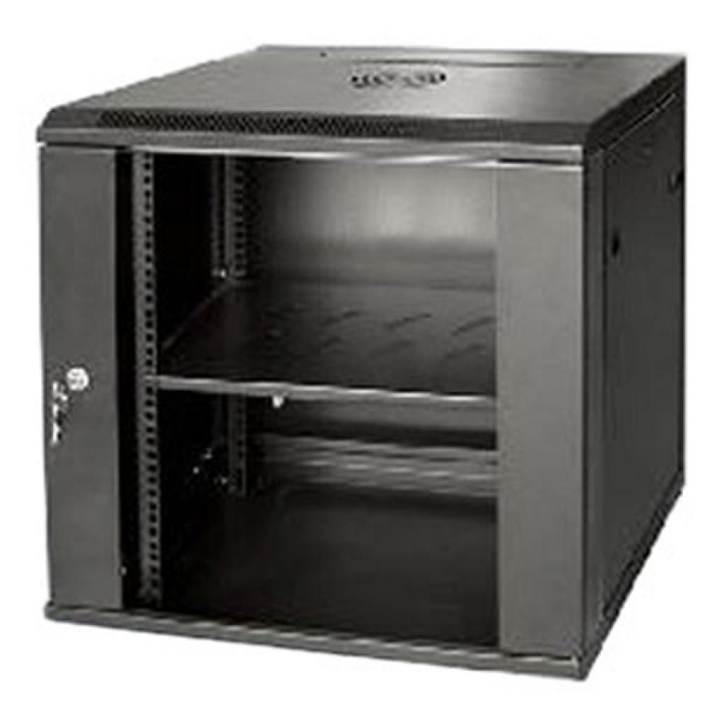 Шафа настінна Kingda 12U 19" 600x450 RAL9004 (KD-007-6412) Шафа настінна Kingda 12U 19" 600x450 RAL9004 (KD-007-6412)