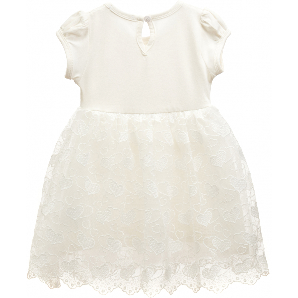 Плаття дитяче Breeze з сердечками (14581-98G-cream)
