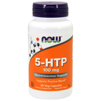 Amino acid Now Foods 5-HTP (hydroxytryptophan), 100 mg, 60 vegetarian capsules (NOW-00105)