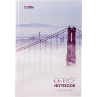Канцелярська книга Axent San Francisco А4 у твердій обкладинці 192 аркуші клітинка (8423-22-A)
