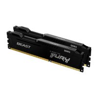 Модуль пам'яті для комп'ютера DDR3 16GB (2x8GB) 1600 MHz Fury Beast Black Kingston Fury (ex.HyperX) (KF316C10BBK2/16)