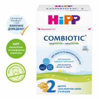 Дитяча суміш HiPP молочна Combiotic 2 +6 міс. 500 г (9062300138761)